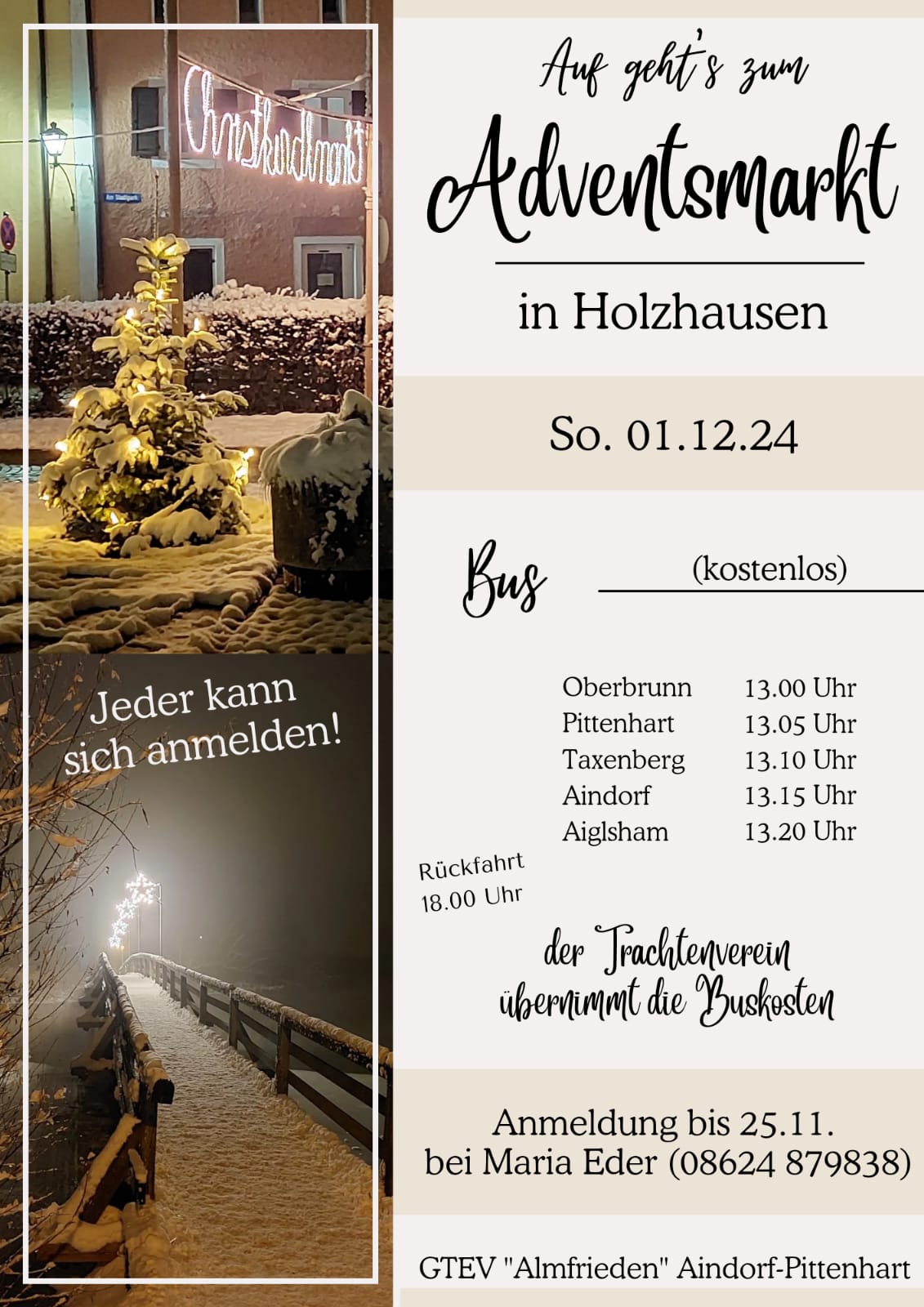 Adventsmarkt Holzhausen